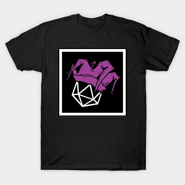 Jester Dice T-Shirt by Inspired Incompetence